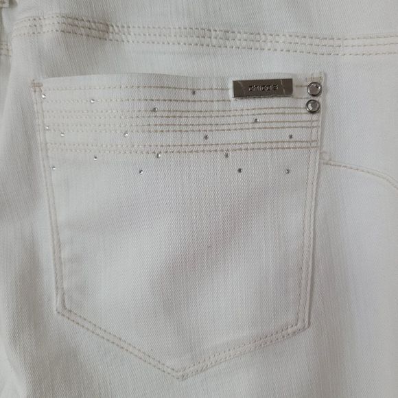Chico's White Women Jeans - Picture 6 of 9